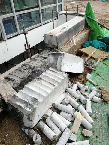 天津红桥区加长臂液压剪拆除临时支座切割
