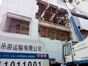 巩留县混凝土砖混结构拆除中水管切割